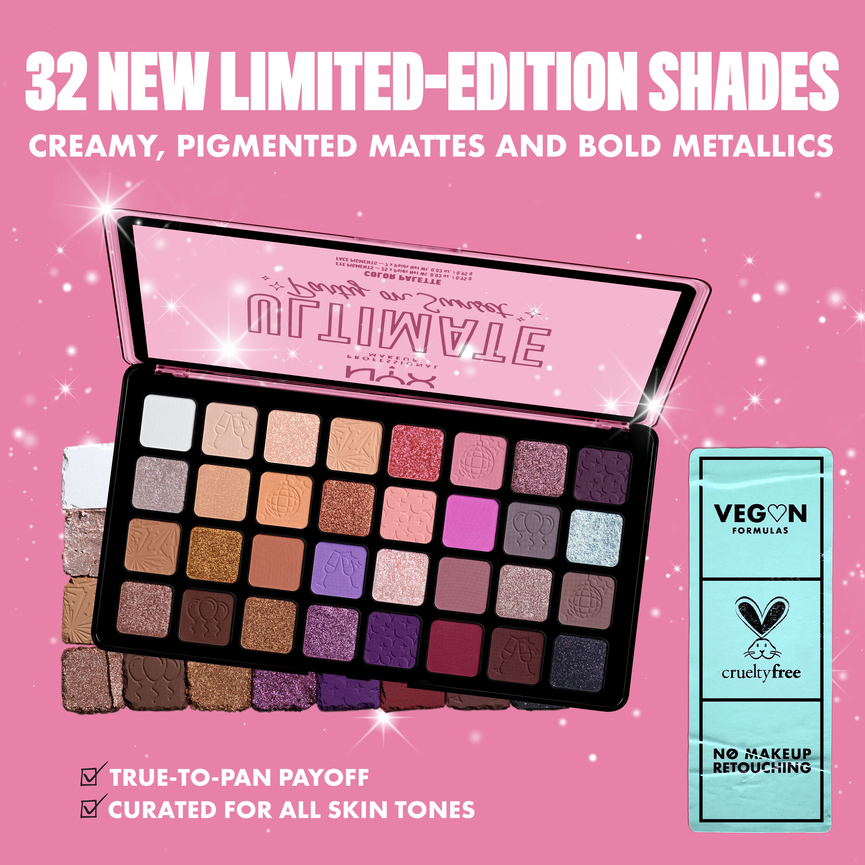 Party on Sunset 32-Shade Palette | NYX Professional Makeup